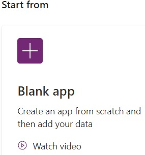 Blank app